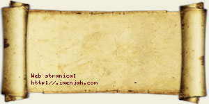 Hana Kalajdžić vizit kartica